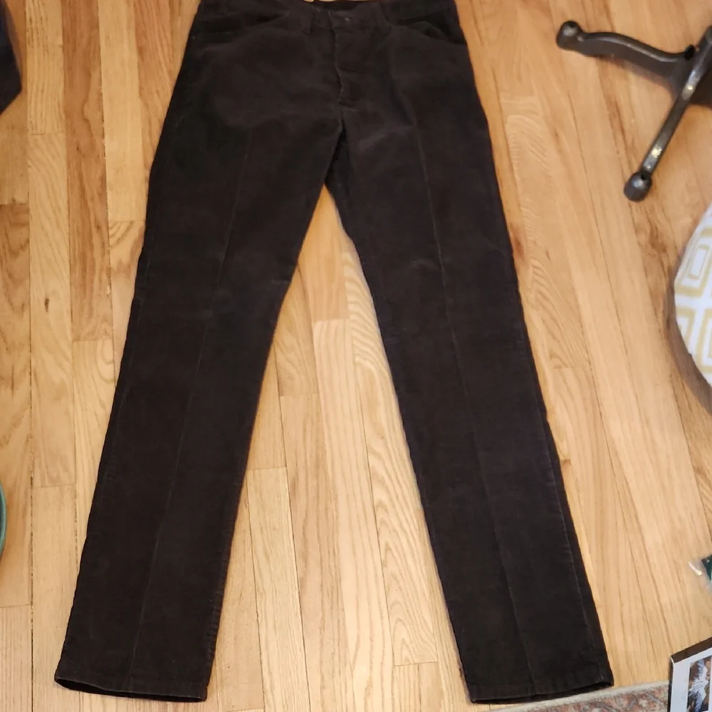 Levis Vintage Brown Corduroy Jeans Size 34 X 36